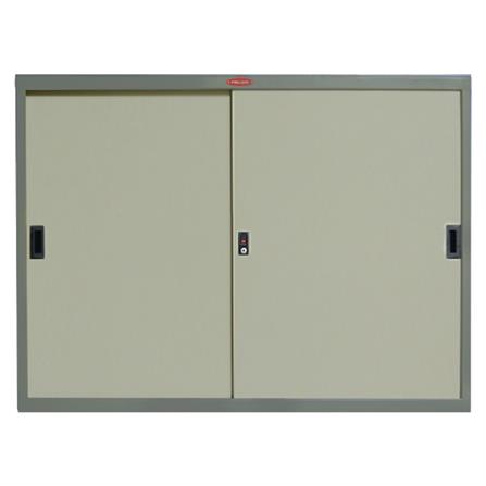 ตู้เหล็กบานเลื่อนทึบ 4 ฟุต PRELUDE PS-304 สีเทา