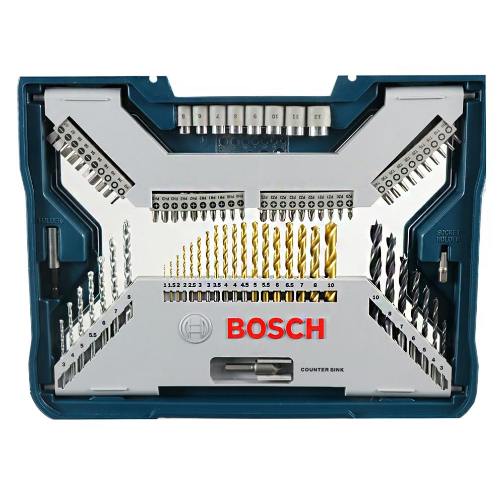 ชุดดอกเจาะ BOSCH X Line 100 ชิ้น/ชุด