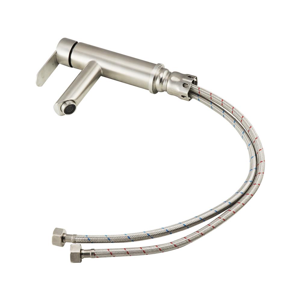 ก๊อกอ่างล้างหน้าผสม พร้อมสต๊อปวาล์ว RASLAND RA SS-4003-STOP สีโครม