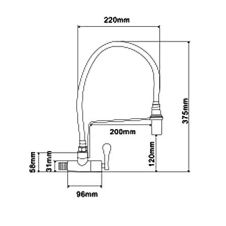 ก๊อกซิงค์เดี่ยวติดผนัง RASLAND RA SS-12001-WALL_3