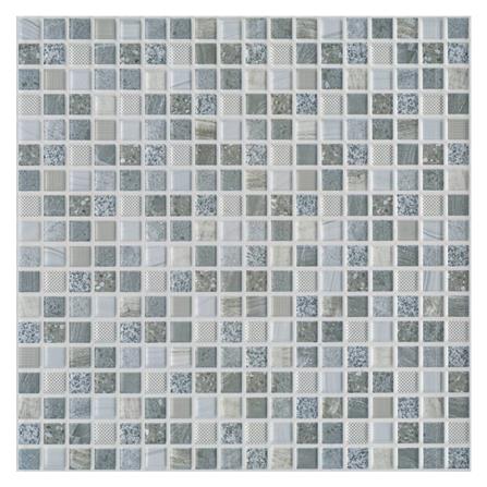 กระเบื้องพื้น 12x12 นิ้ว TARA โมเสค สโตน เทา PM