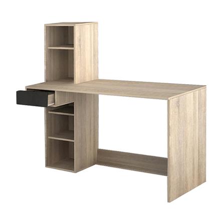 โต๊ะคอมพิวเตอร์ INHOME TS-1255 120.5 ซม.  สีโซลิดโอ็ค/กราไฟท์_0