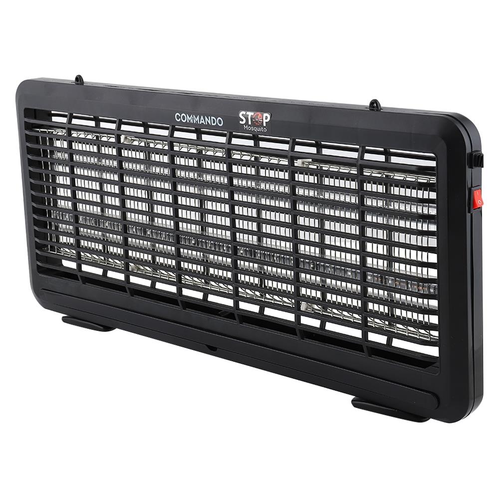 เครื่องช็อตยุงเเละเเมลง COMMANDO 8 วัตต์ สีดำ