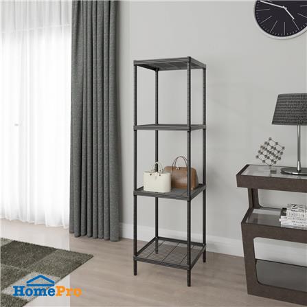 ชุดชั้นวางของโล่ง 4 ชั้น FURDINI WIRE LINNER STEEL สีดำ 2 ชิ้น_7