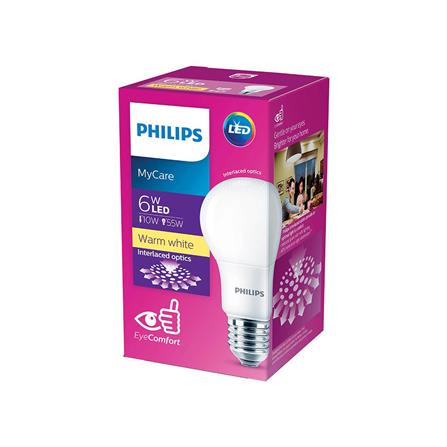 หลอด LED PHILIPS A60 E27 6วัตต์ สีขาวเหลือง_3