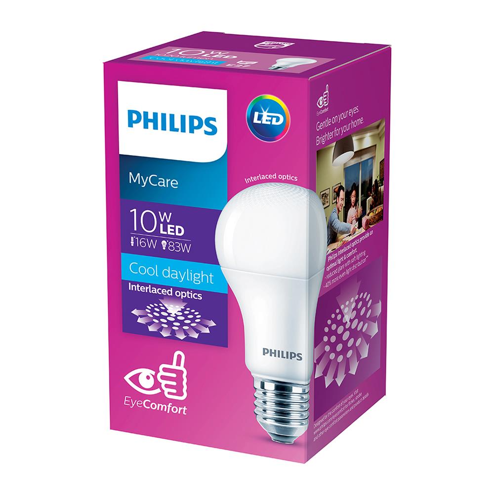 หลอดไฟ LED BULB PHILIPS A55 10 วัตต์ COOLDAYLIGHT E27