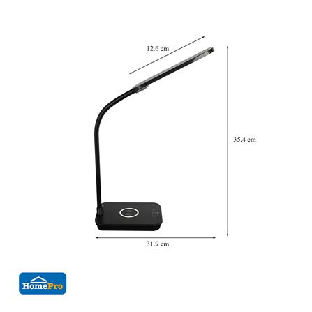 ไฟอ่านหนังสือ LED CARINI LA-N316 7 วัตต์ สีดำ_6