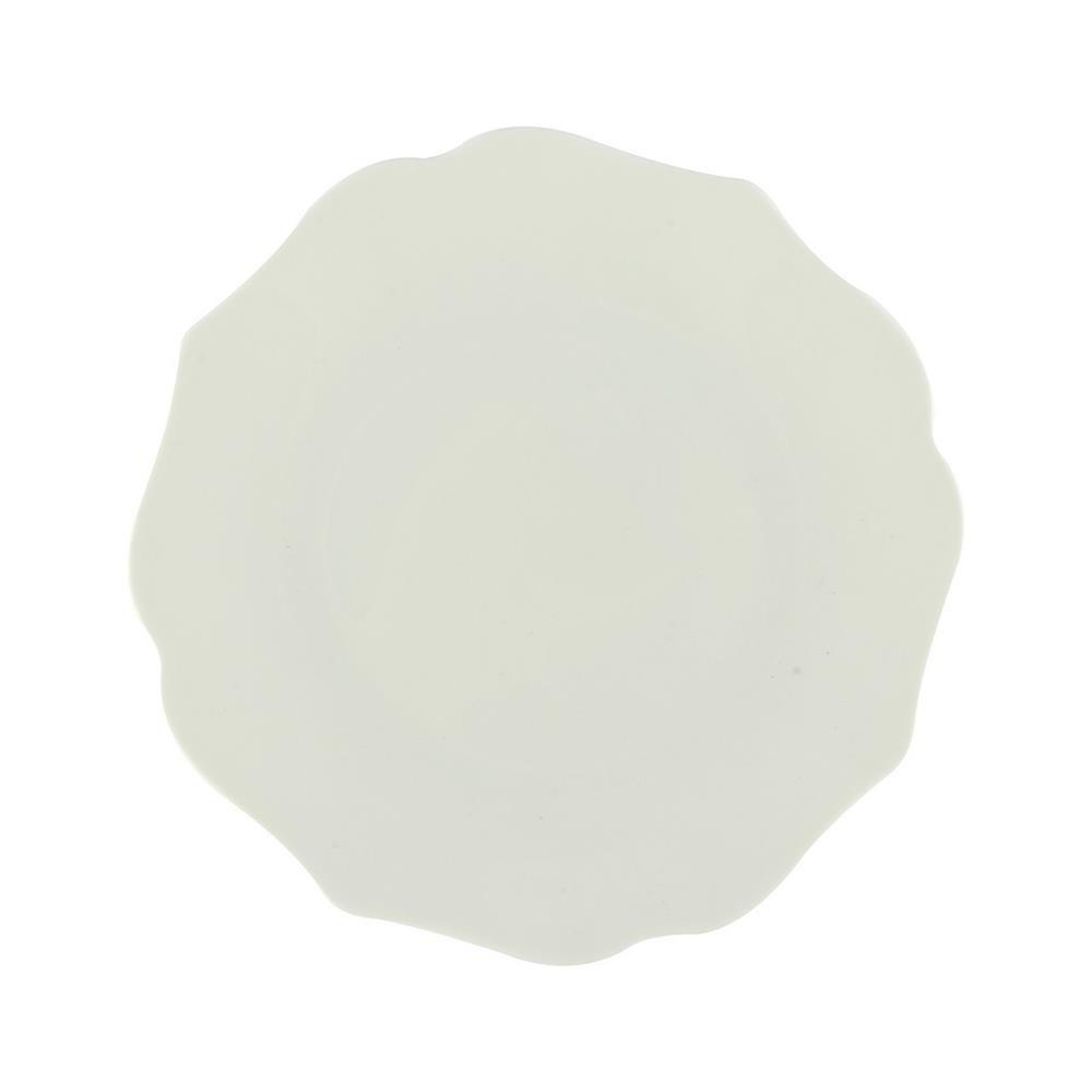 จาน FINE CHINA ตื้น 7.5" ROYAL FINE CHINA BARONESS WHITE