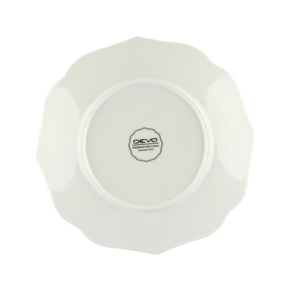 จาน FINE CHINA ตื้น 7.5" ROYAL FINE CHINA BARONESS WHITE