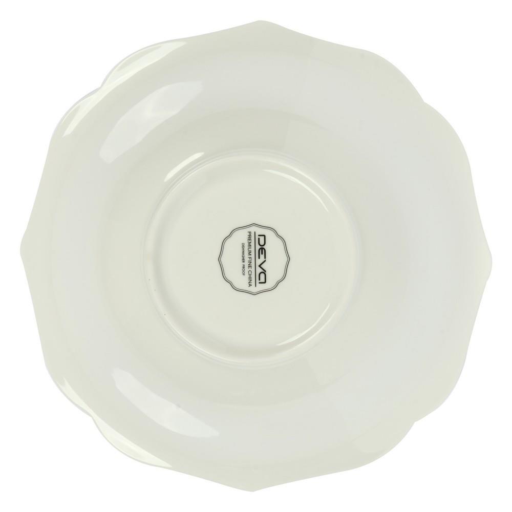 ชาม FINE CHINA 8.5" ROYAL FINE CHINA BARONESS WHITE