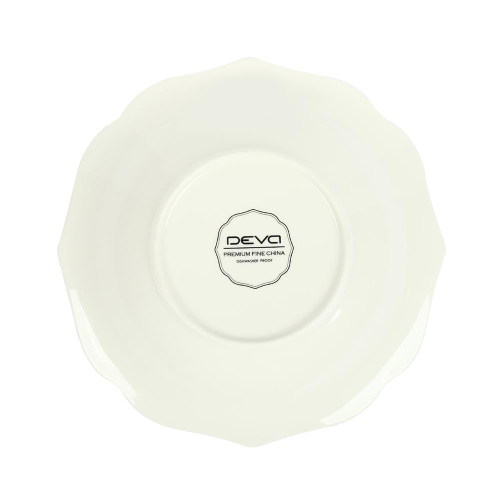 จาน FINE CHINA ลึก 12.5" ROYAL FINE CHINA BARONESS WHITE