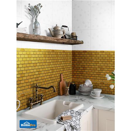 โมเสคแก้ว 30X30 ซม. ดีลักษ์บริค#3 ทอง_3