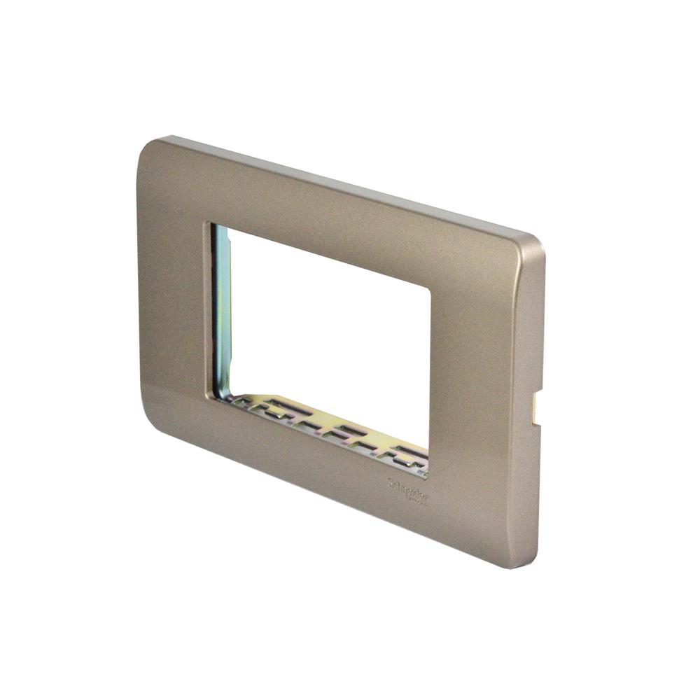 หน้ากาก 3 ช่อง SCHNEIDER A8401LH _SZ สีน้ำตาล