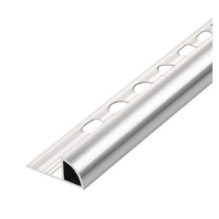 คิ้วอะลูมิเนียม เกเตอร์ มุมโค้ง 9 มม. 2.1 ม. สีเงินเงา_0