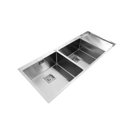 ซิงค์ฝัง 2 หลุม 1 ที่พัก TEKA TQB R10 สเตนเลส_1