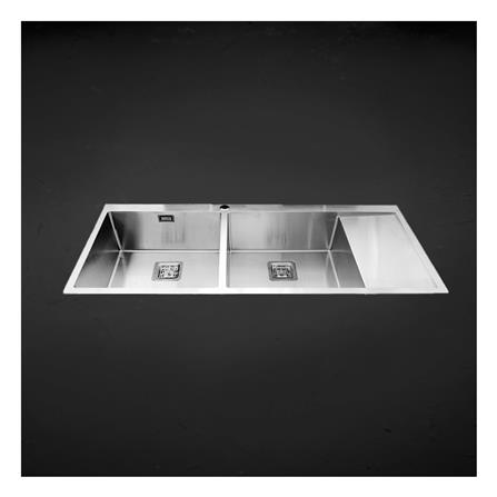 ซิงค์ฝัง 2 หลุม 1 ที่พัก TEKA TQB R10 สเตนเลส_2