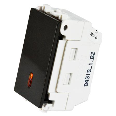 สวิตช์ 1 ทาง SCHNEIDER 8431S 1 BZ ขนาด 1 ช่อง สีน้ำตาล_1