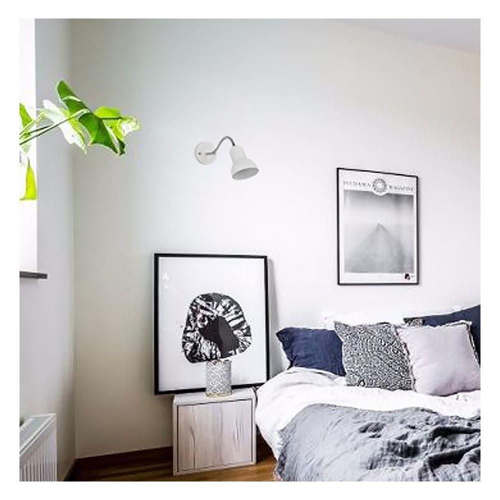 ไฟกิ่งภายใน HATASHI HT-4702 WL สีขาว/เงิน 1 หัว