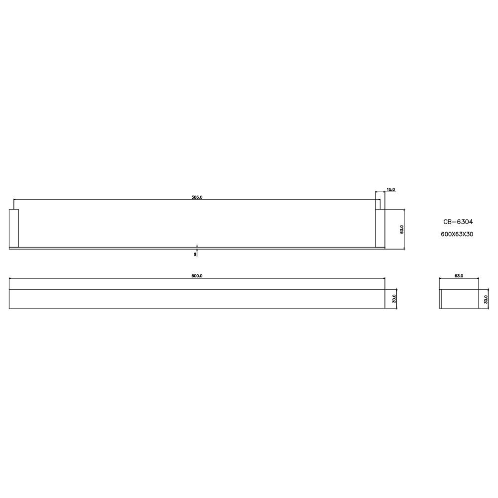 ราวแขวนผ้า CB-6304 สเตนเลส
