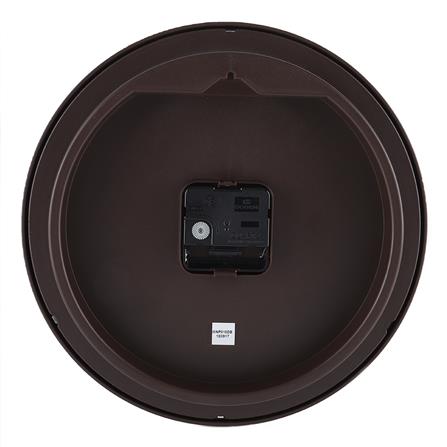 นาฬิกาแขวน DOGENI WNP015DB 10.5 นิ้ว สีน้ำตาลเข้ม_2