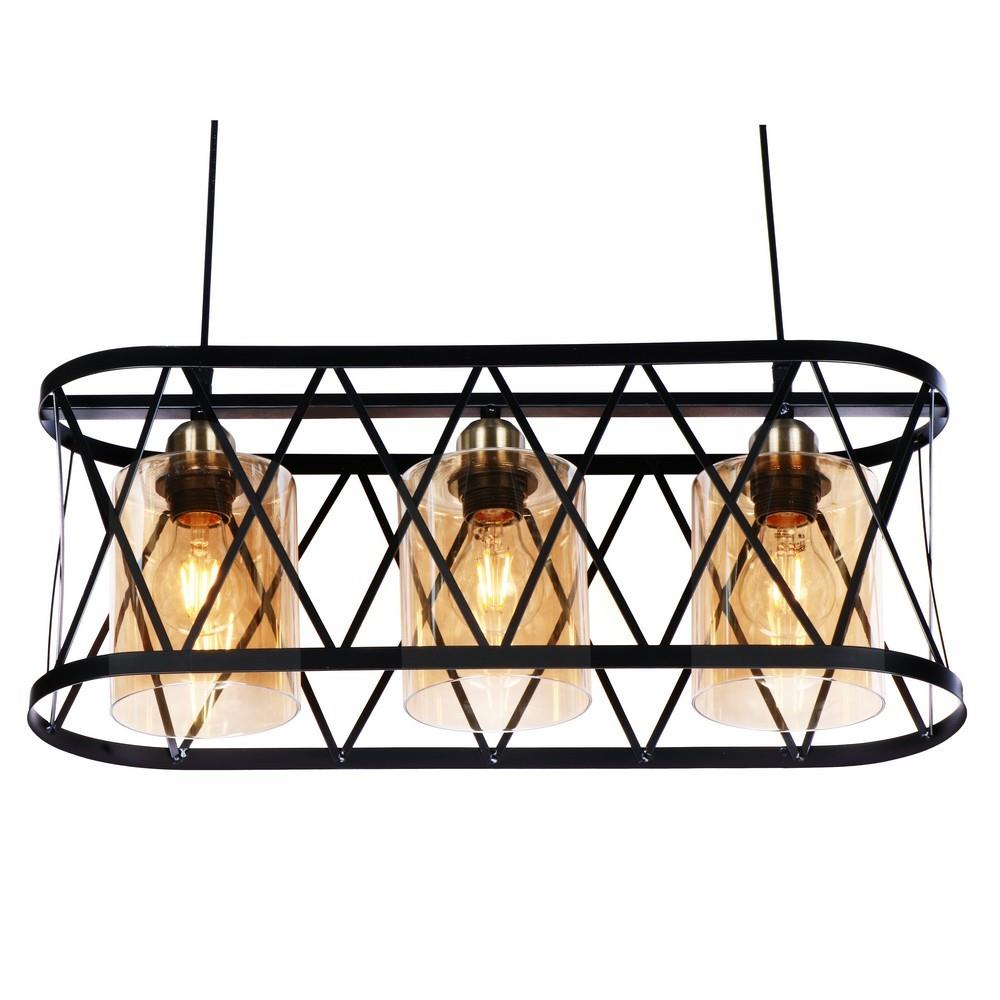 ไฟช่อ CST 306-3 สีทองรมดำ 3 หัว