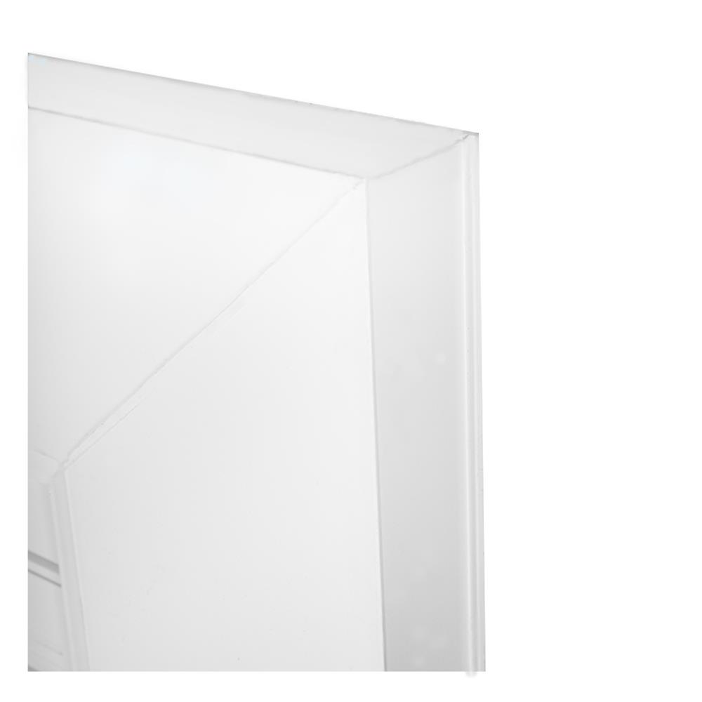 ประตูห้องน้ำ UPVC ASARA S937 70X200 ซม. สีขาว ไม่เจาะลูกบิด