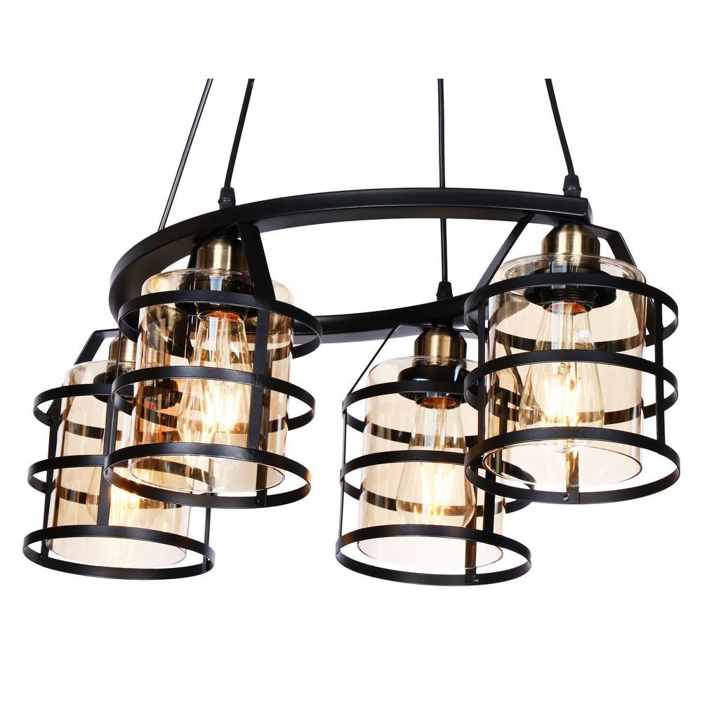 ไฟช่อ CST 1091-4 สีทองรมดำ 4 หัว