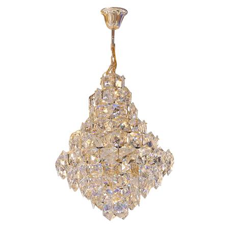 ไฟช่อ CST 86628-600 แก้ว/อะคริลิค/สีขาว/สีทอง 21หัว_0