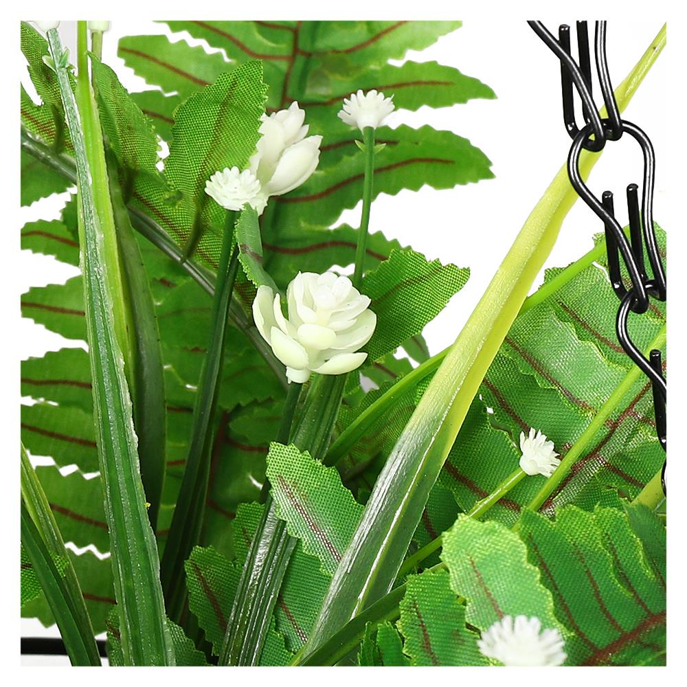 กระเช้าเฟิร์นประดิษฐ์ SPRING WACH 17