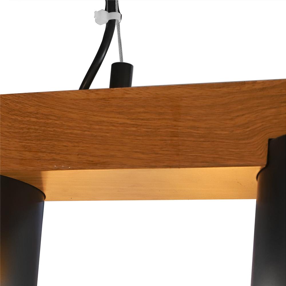 ไฟช่อ L&E MODERN 01-02753 คริสตัล/โลหะ สีดำ/ทอง 3 หัว