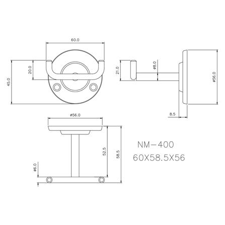 ขอแขวนผ้า PRIME NM-400 สีสเตนเลส_3