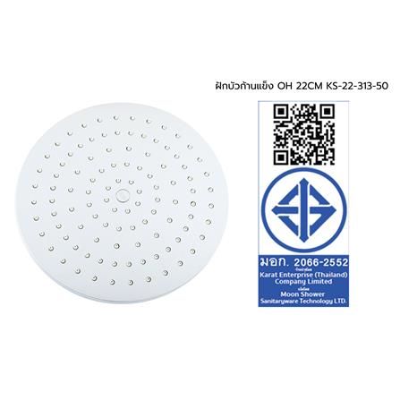 หัวฝักบัวก้านแข็ง KARAT FAUCET OH KS-22-313-50 22 ซม._5