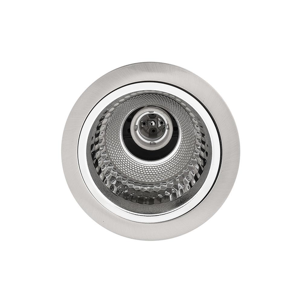 ดาวน์ไลท์ 3640030440 BEC โลหะ/อะลูมิเนียม สีเงิน 4 นิ้ว กลม