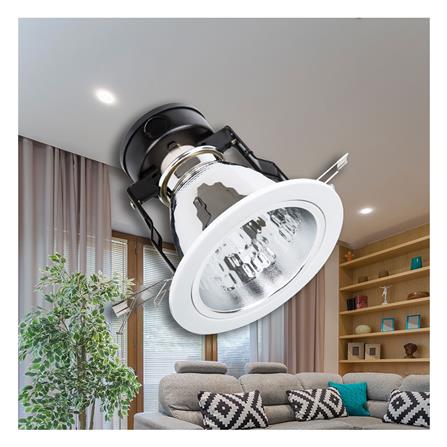 ดาวน์ไลท์ 3640030445 BEC โลหะ/อะลูมิเนียม สีขาว 4 นิ้ว กลม_3