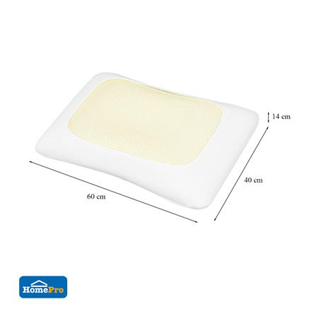 หมอนสุขภาพ เมมโมรี่โฟม HOME LIVING STYLE COOLING BLISS สีขาว_9