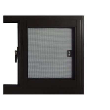 หน้าต่างบานเลื่อน อะลูมิเนียม S-S มุ้ง SANKYOALUMI J-TRUST VENTILATION 80X50 ซม. สีน้ำตาล_3