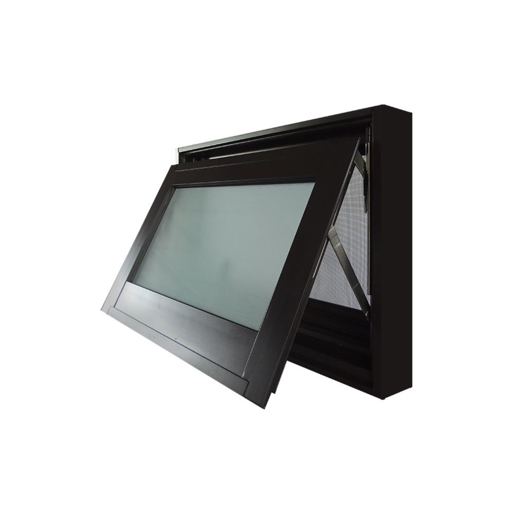 หน้าต่างAluminum กระทุ้ง มุ้ง J-TRUST 60x40 ซม. สีน้ำตาล