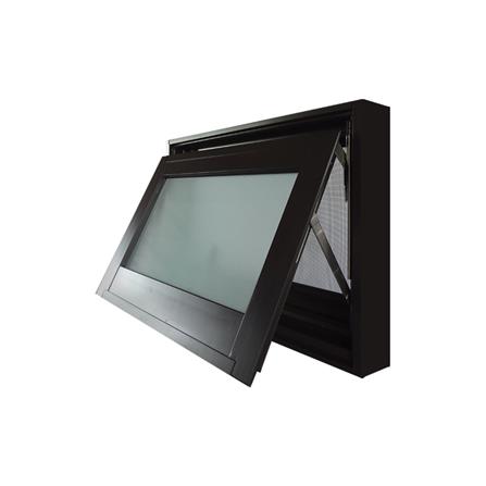 หน้าต่างAluminum กระทุ้ง มุ้ง J-TRUST 60x40 ซม. สีน้ำตาล_1