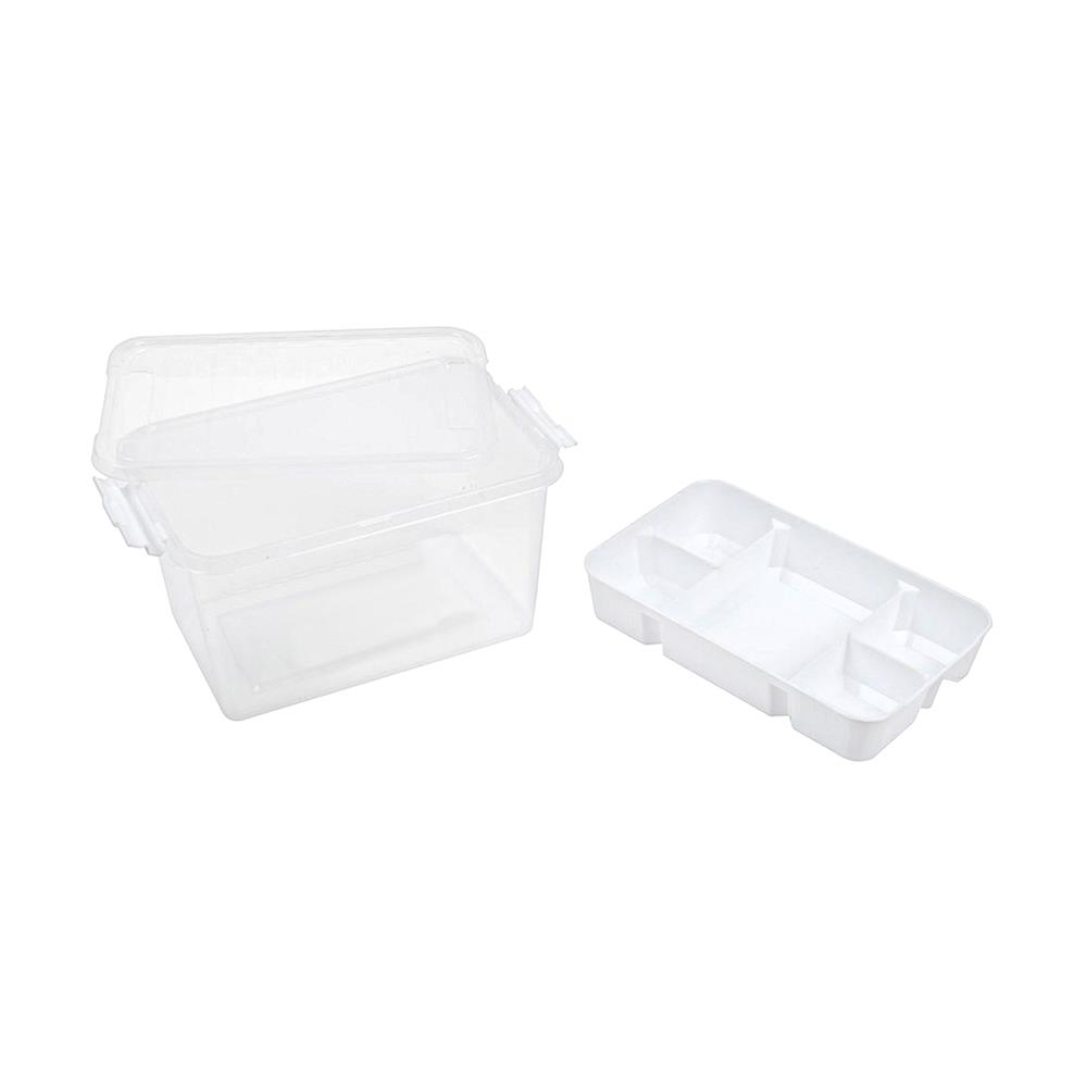 กล่องล็อกพร้อมถาด STACKO 59340 15.5x24.4x13.5 ซม.