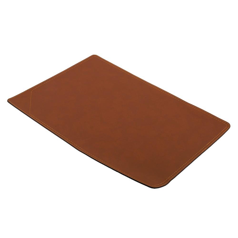 แผ่นรองจาน KAN LEATHER CO-009T สีน้ำตาลอ่อน