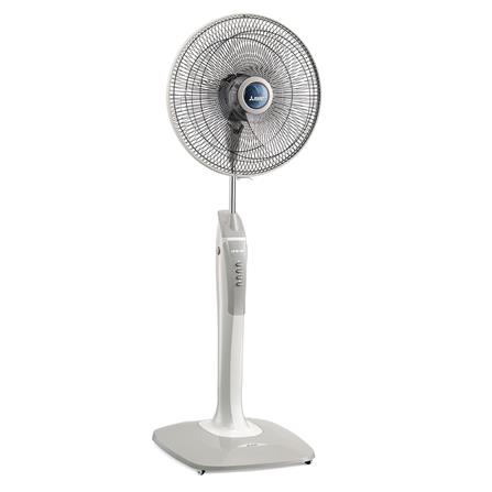 พัดลมตั้งพื้น 16 นิ้ว MITSUBISHI LV16-GY สีซอฟต์เกรย์_0