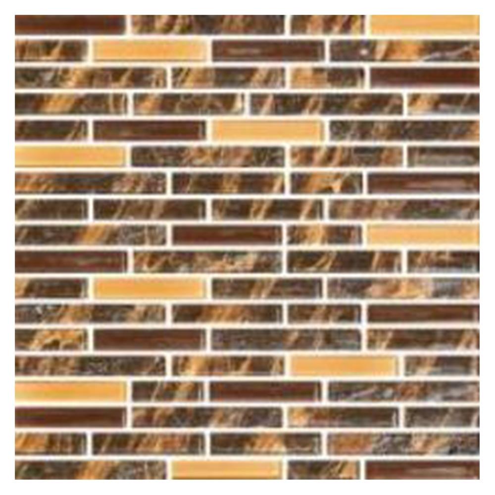 โมเสคแก้ว 30x30 ซม. เพ็ดดร้า น้ำตาล