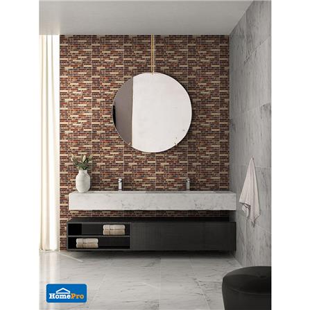 โมเสคแก้ว 30x30 ซม. เพ็ดดร้า น้ำตาล_1