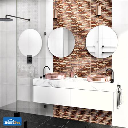 โมเสคแก้ว 30x30 ซม. เพ็ดดร้า น้ำตาล_2