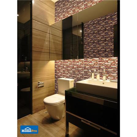 โมเสคแก้ว 30x30 ซม. เพ็ดดร้า น้ำตาล_3