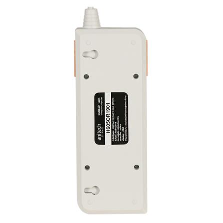 รางปลั๊กไฟ 5 ช่อง 1 สวิตซ์ ANITECH H605 3 ม._2