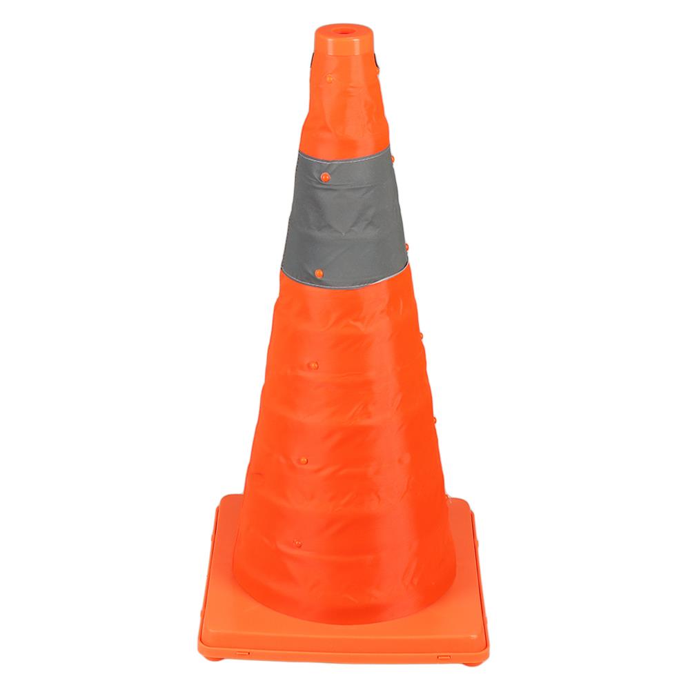 กรวยจราจรพับได้ PE RIGHT 60 CM สีส้ม