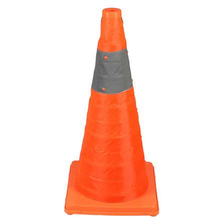 กรวยจราจรพับได้ PE RIGHT 60 CM สีส้ม_1