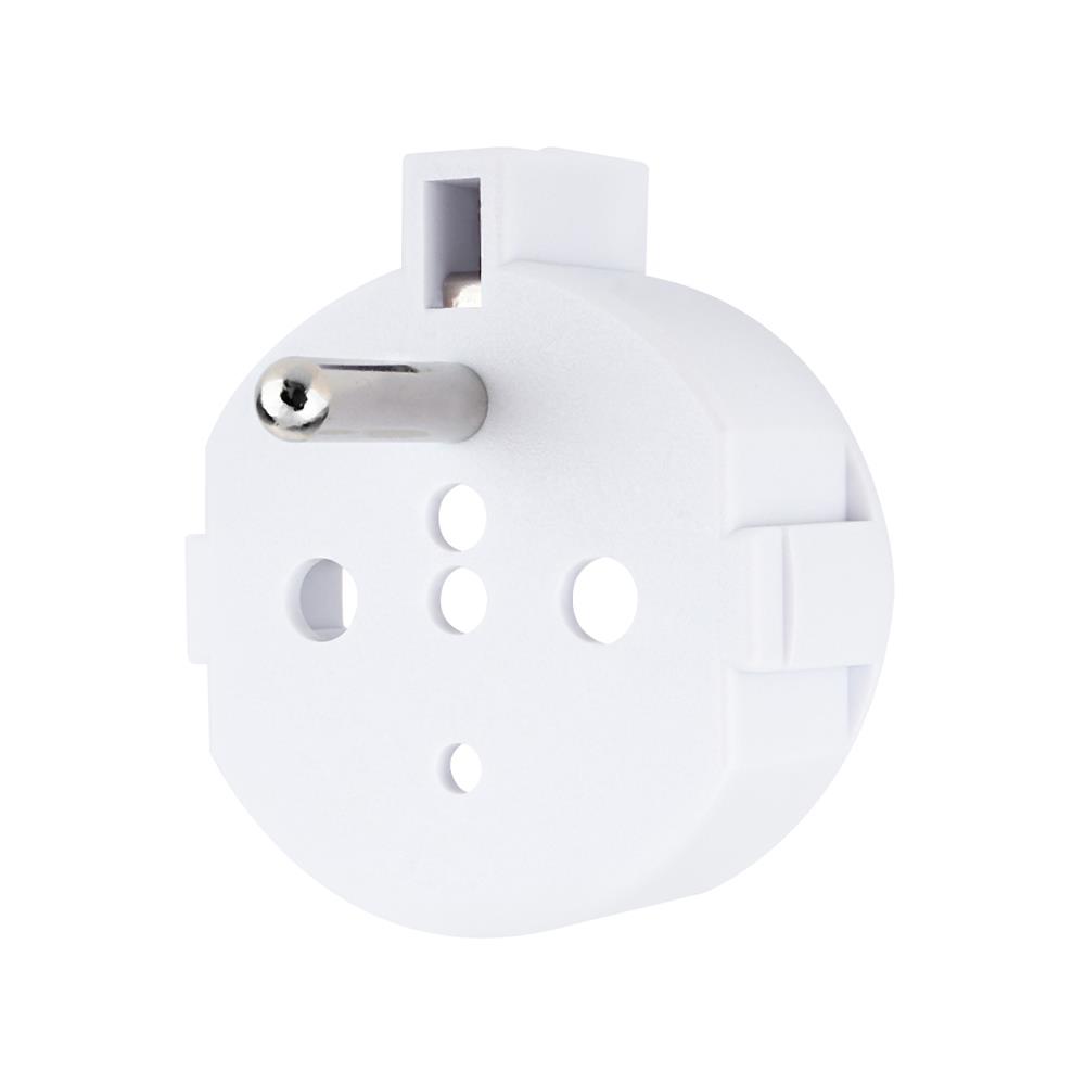 ปลั๊กแปลง 1 ขากราวด์ TOSHINO EA 3500 วัตต์ สีขาว