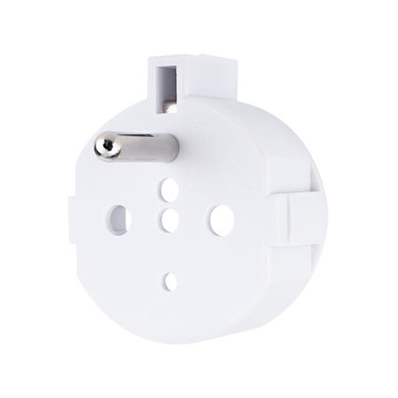 ปลั๊กแปลง 1 ขากราวด์ TOSHINO EA 3500 วัตต์ สีขาว_0